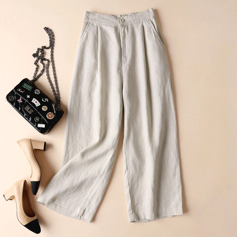 TENCEL™ Fabric Linen Trousers