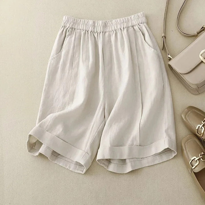 Adele Linen Summer Shorts