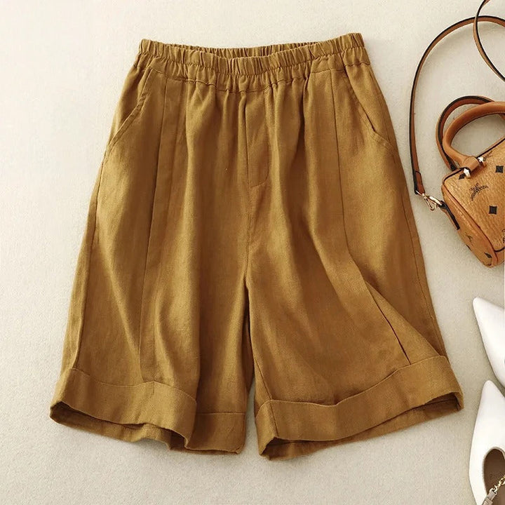 Adele Linen Summer Shorts