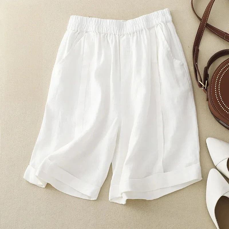 Adele Linen Summer Shorts
