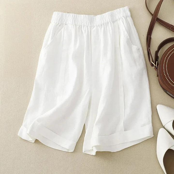 Adele Linen Summer Shorts