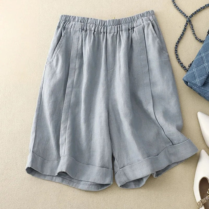 Adele Linen Summer Shorts