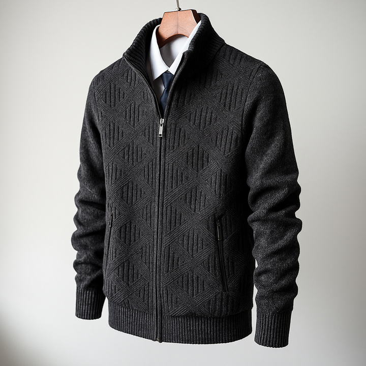 Langford Cashmere Zip Jacket