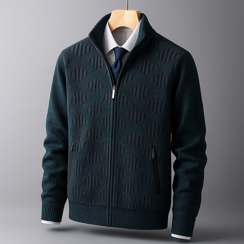 Langford Cashmere Zip Jacket