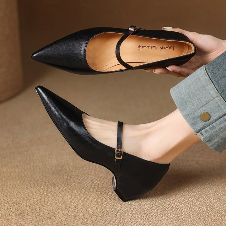 Felcia Authentic Leather High Heels