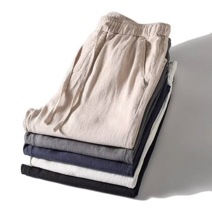 CASA COMFORT LINEN TROUSERS
