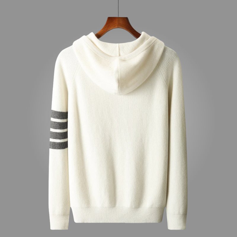 LEONARDO CASHMERE PULLOVER HOODIE