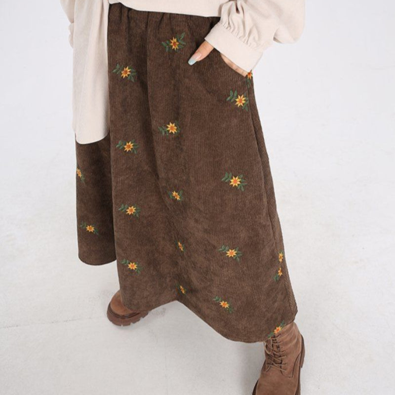 ELORA™ Stitched Embroidery Skirt