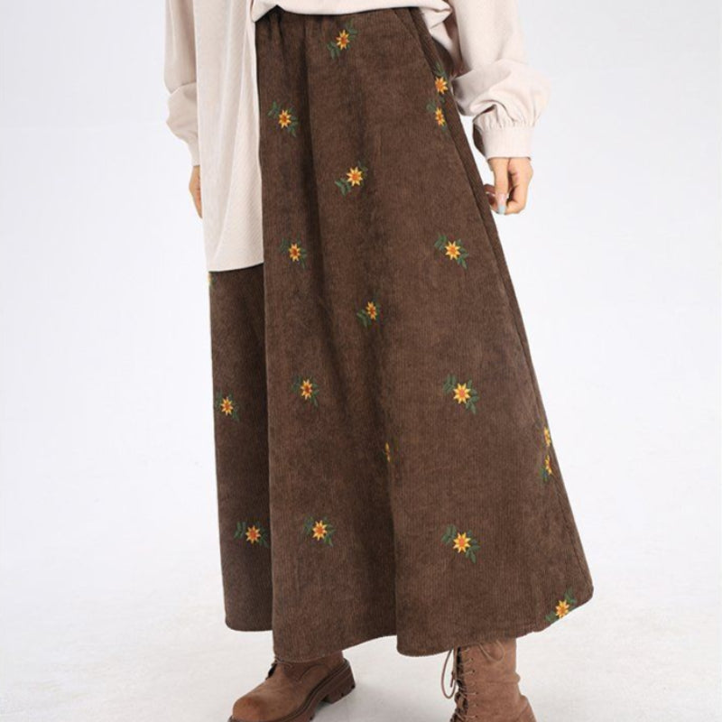 ELORA™ Stitched Embroidery Skirt