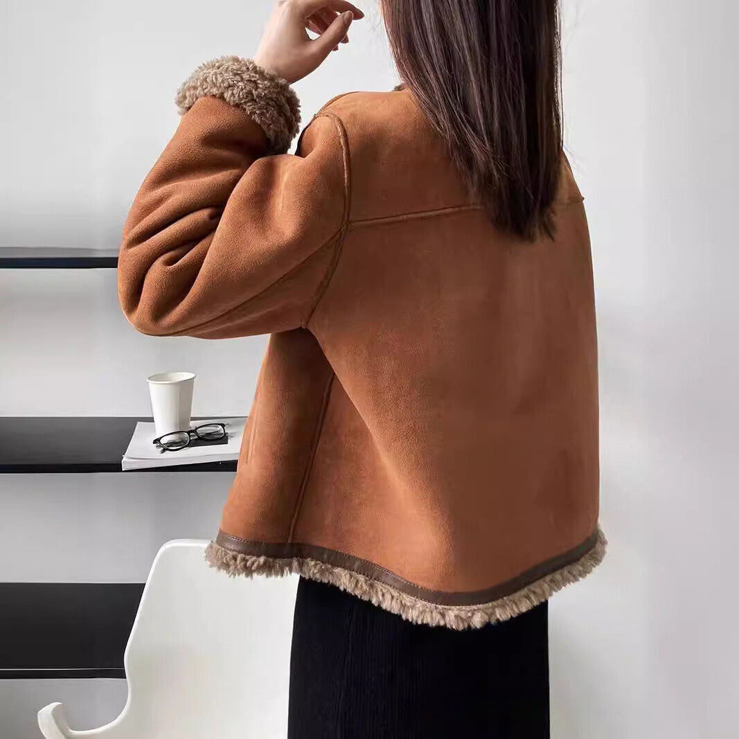 Chic Sherpa Coat by Elise Leroy