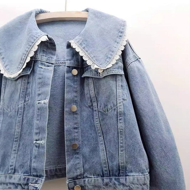 Giuliana Classic Vintage Denim Jacket