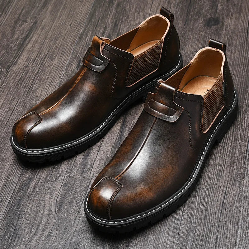 Genuine Leather Moccasin Shoes