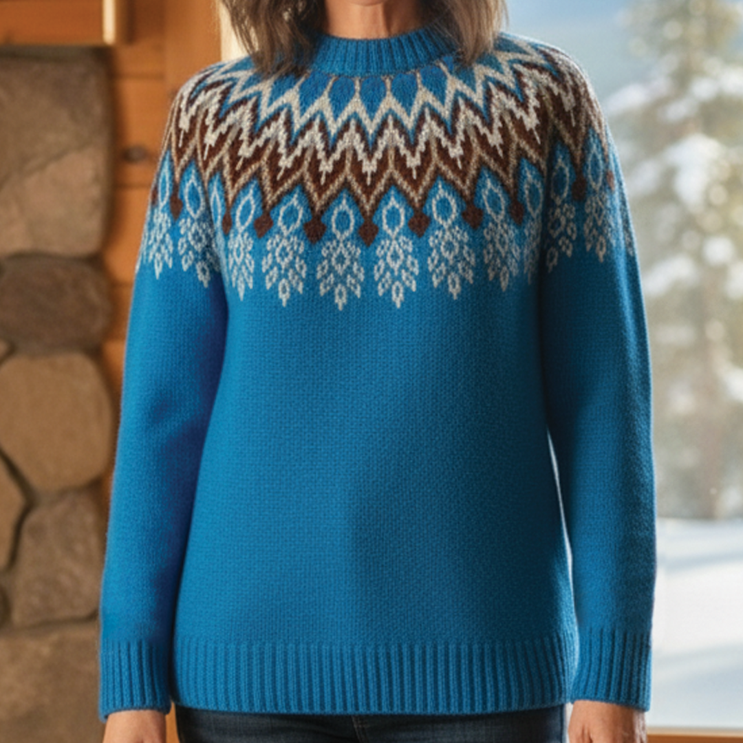 Sacha - Patterned Knit Sweater