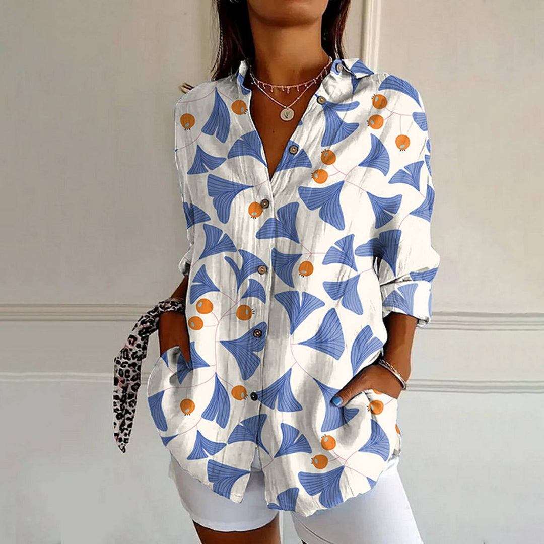 Sofia Amoretti Floral Art Shirt