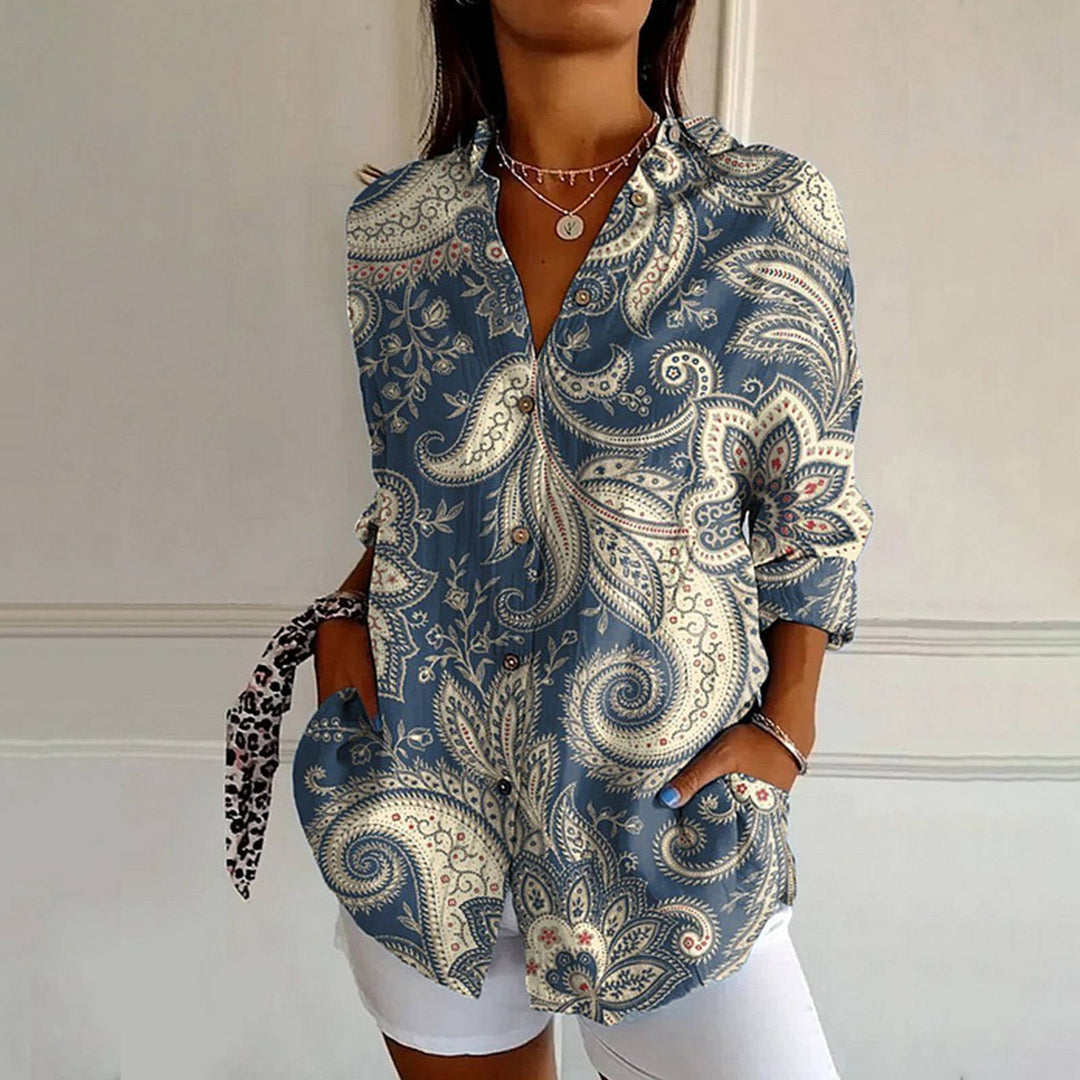 Sofia Amoretti Floral Art Shirt