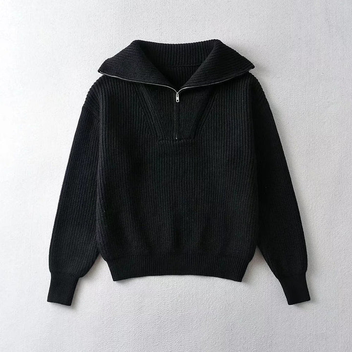 Valentina Rossi's Elegant Winter Sweater