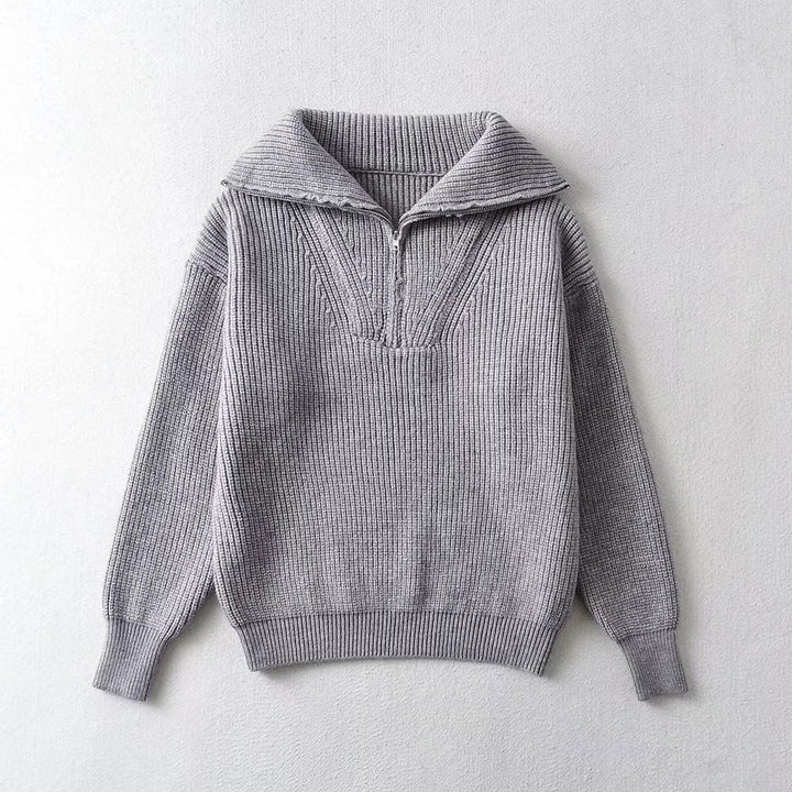 Valentina Rossi's Elegant Winter Sweater