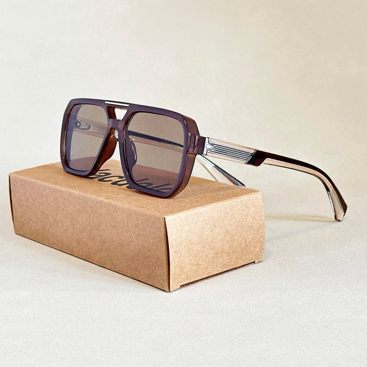 Radiant Square Sunglasses by Lunette