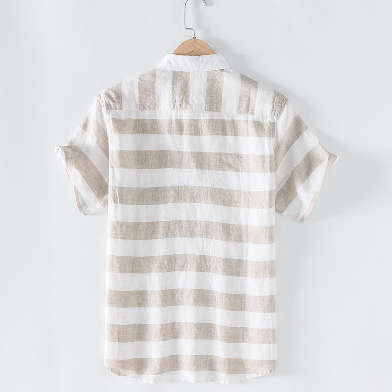 CARLO LINEN BUTTON-DOWN SHIRT