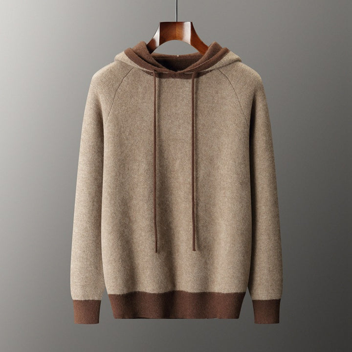 NOAM CASHMERE PULLOVER HOODIE