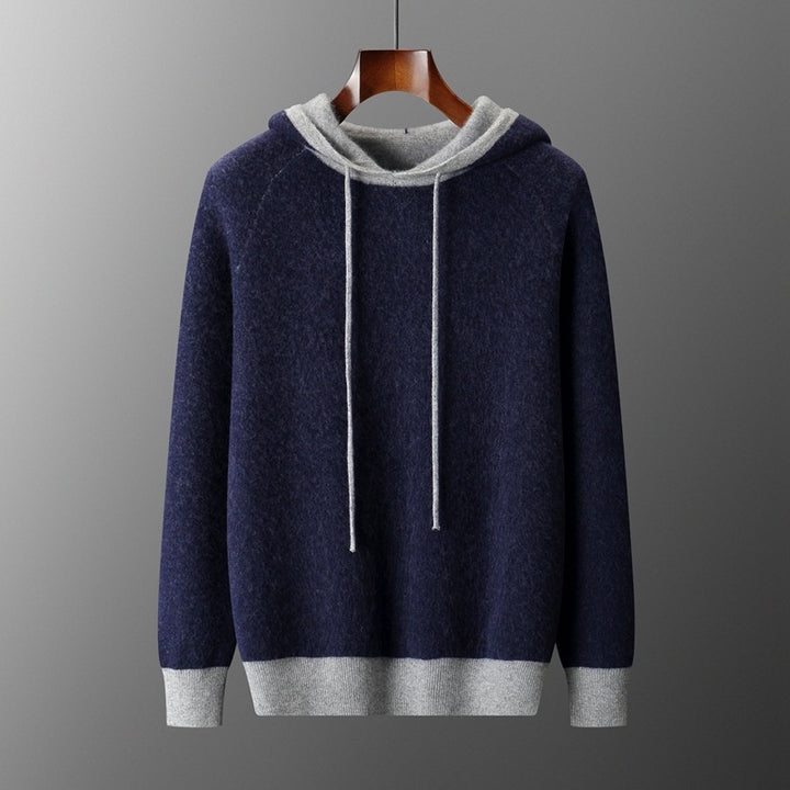 NOAM CASHMERE PULLOVER HOODIE