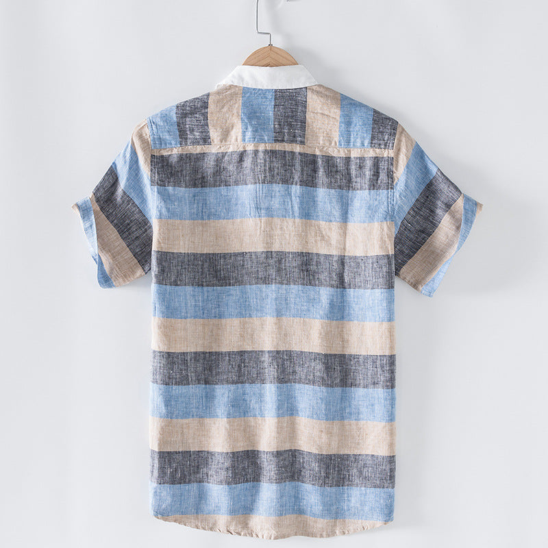 CARLO LINEN BUTTON-DOWN SHIRT