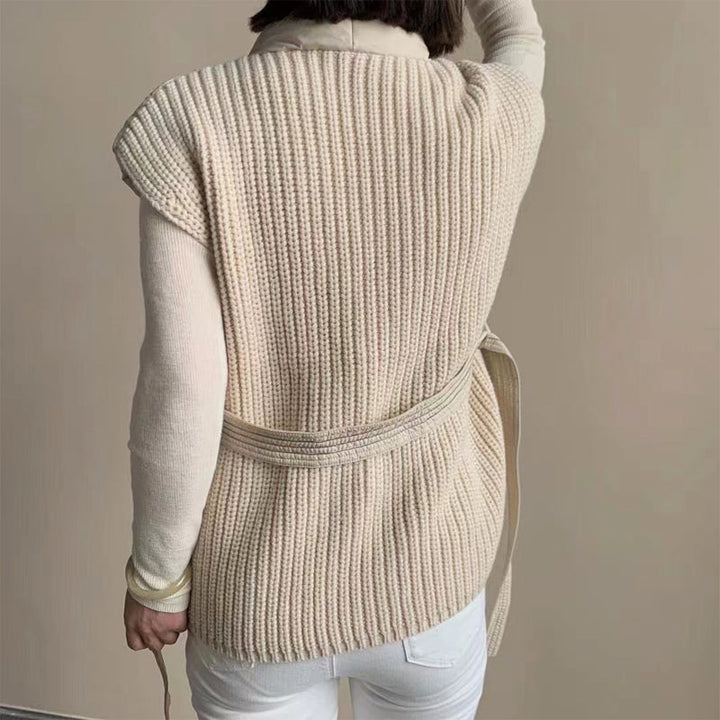 Cozy Puffer Vest with Belt