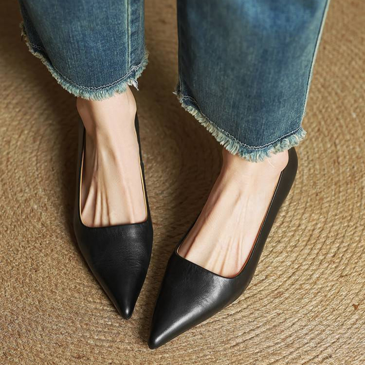 Anok Authentic Leather High Heels