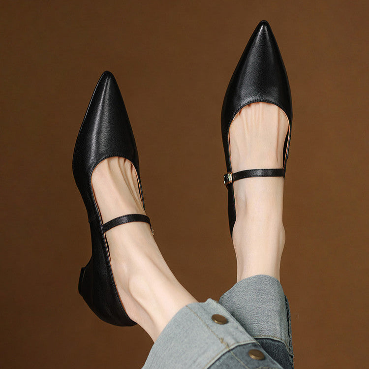 Felcia Authentic Leather High Heels