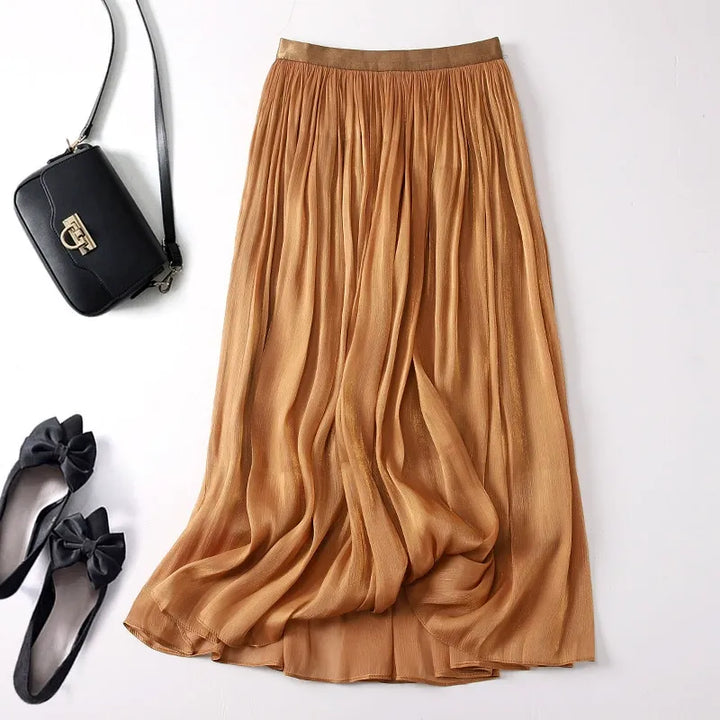 Rita Linen Midi Skirt