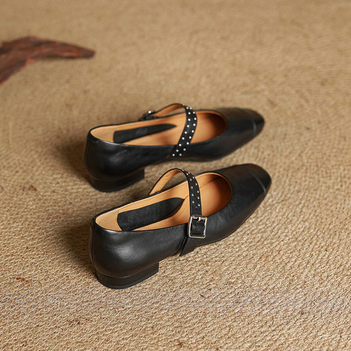 Elry Genuine Leather Mary Jane's