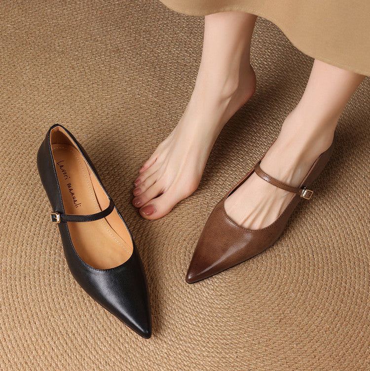 Felcia Authentic Leather High Heels