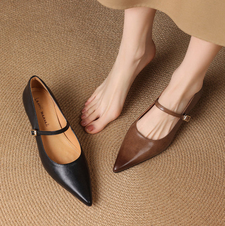 Felcia Authentic Leather High Heels