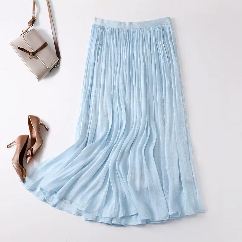 Rita Linen Midi Skirt