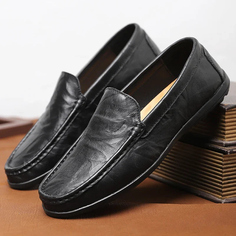 Genuine Leather Loafers for Men