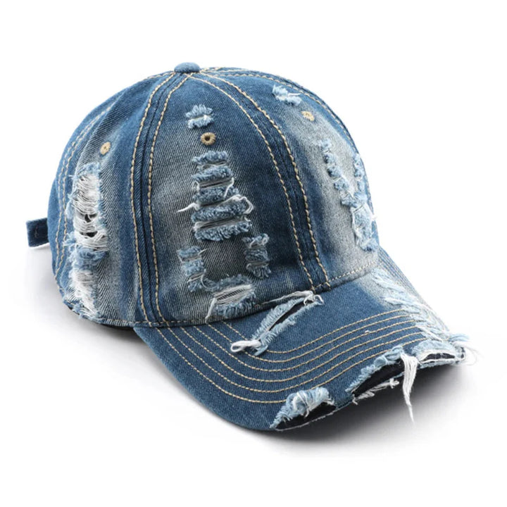 Retro Washed Denim Cap
