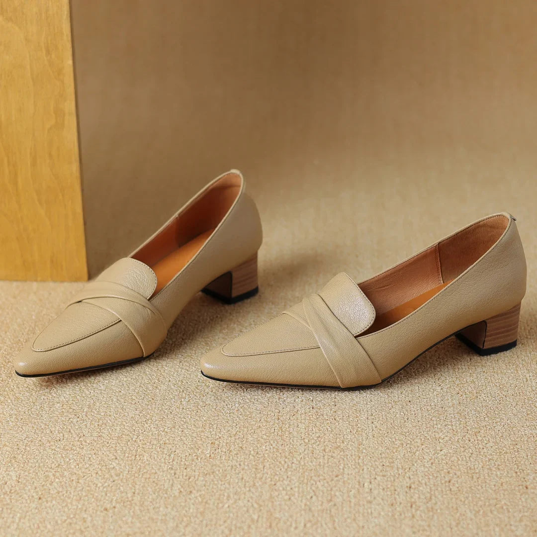 Naira Authentic Leather Heels