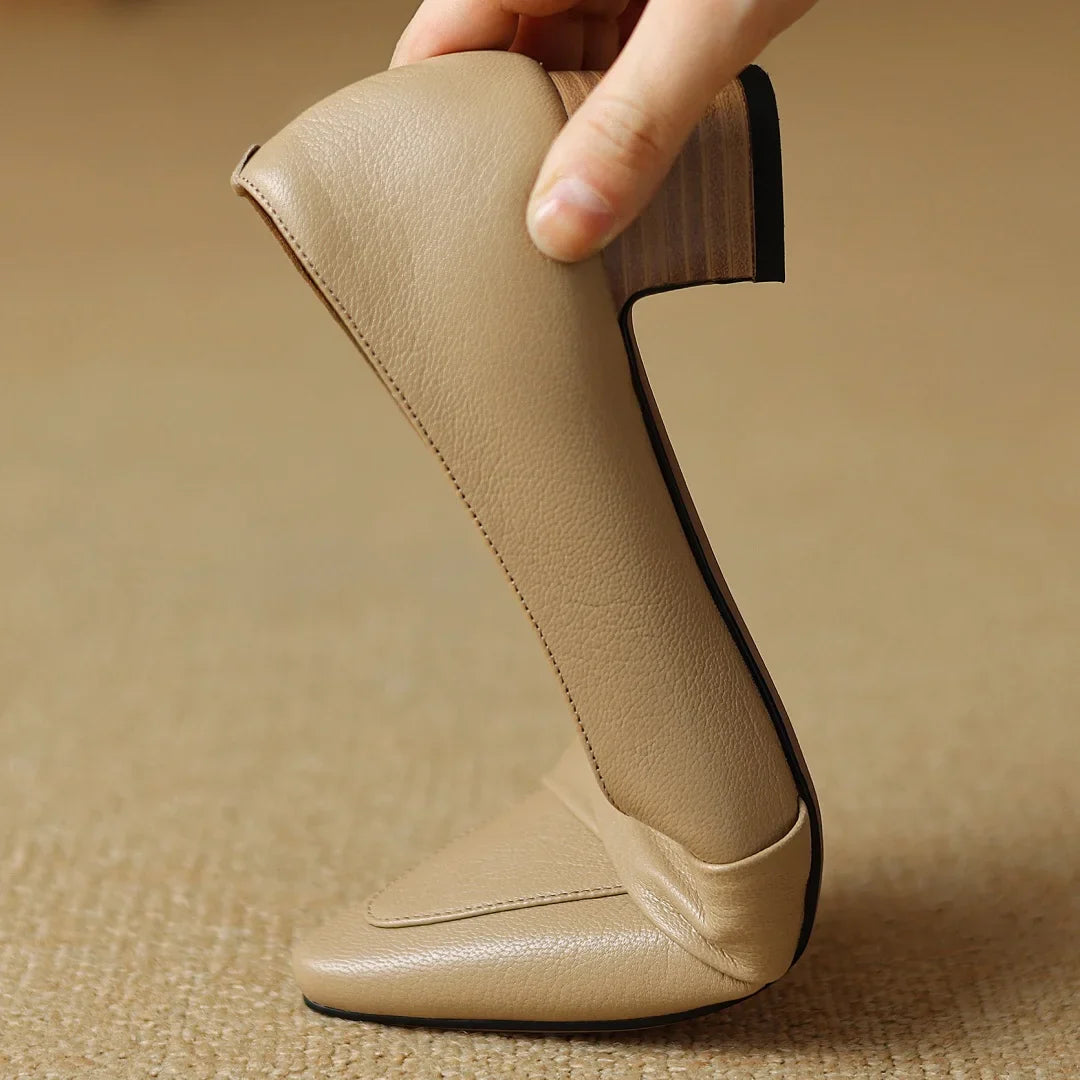 Naira Authentic Leather Heels