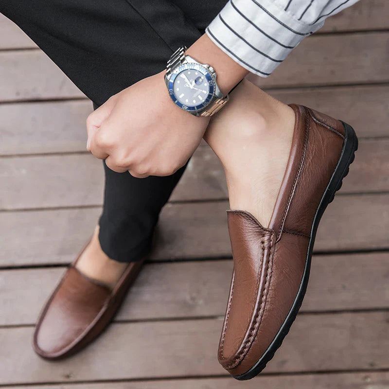 Genuine Leather Loafers for Men
