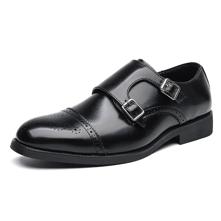 Antonio Double-Monk Strap Shoes