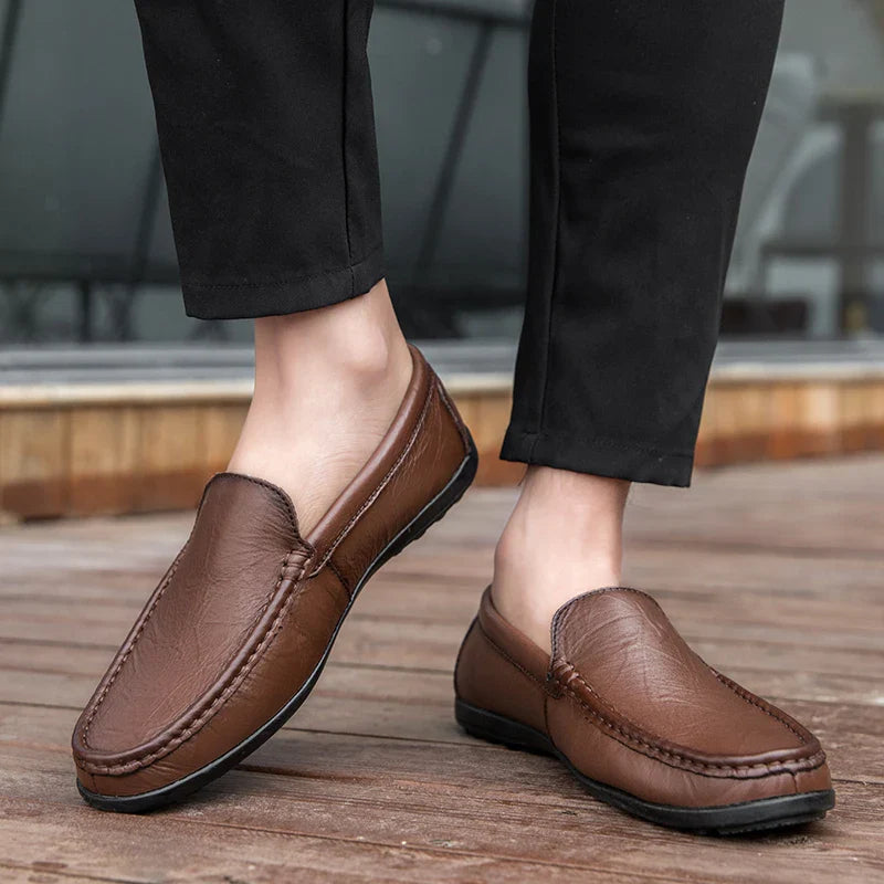 Genuine Leather Loafers for Men
