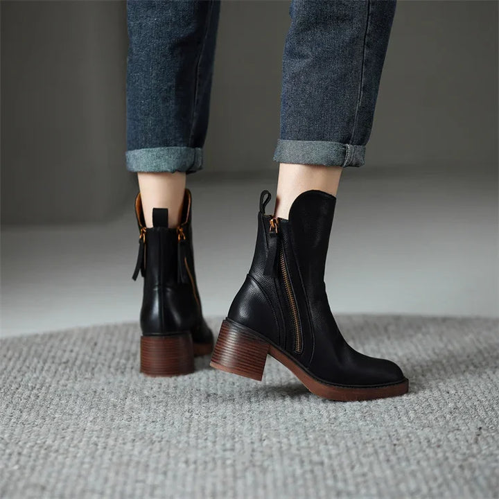Élodie Leather Boot