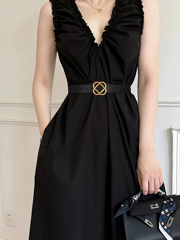 Everlyn Suede Loop Belt