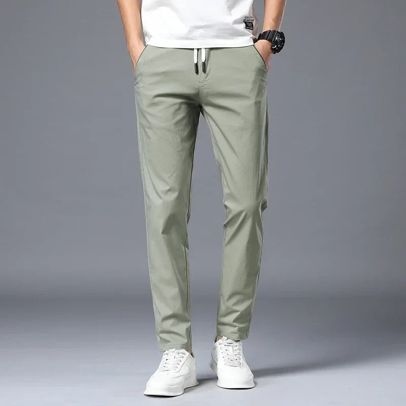 Sleek Slim Fit Trousers