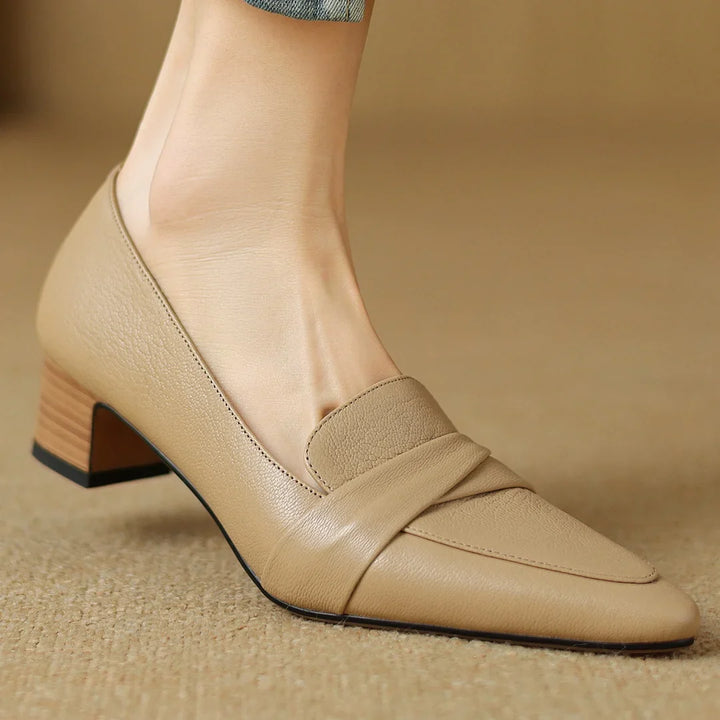 Naira Authentic Leather Heels