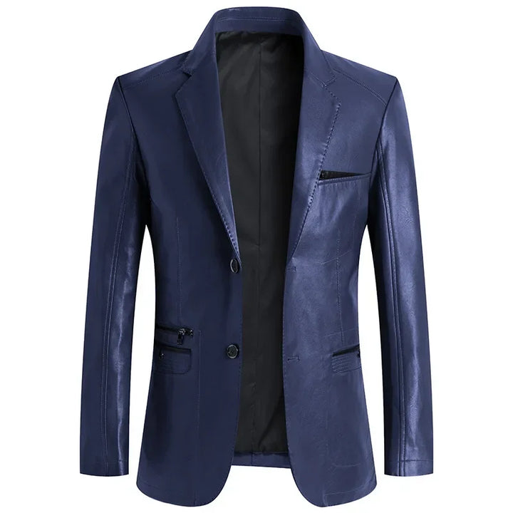 Luxurious Leather Blazer by RICHY