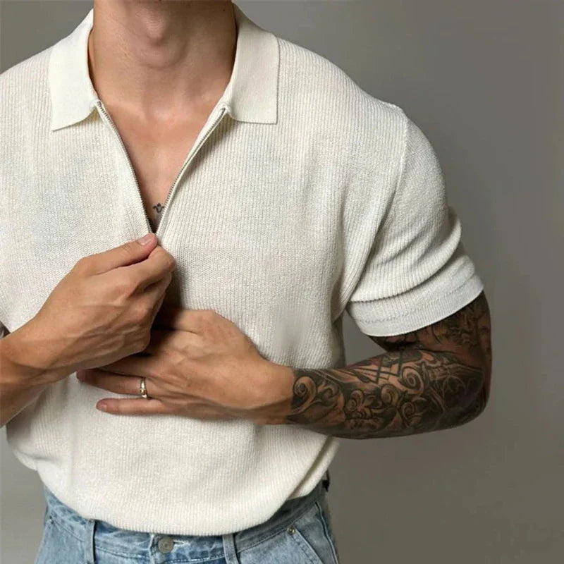 Monarch Zip-Up Muscle Tank