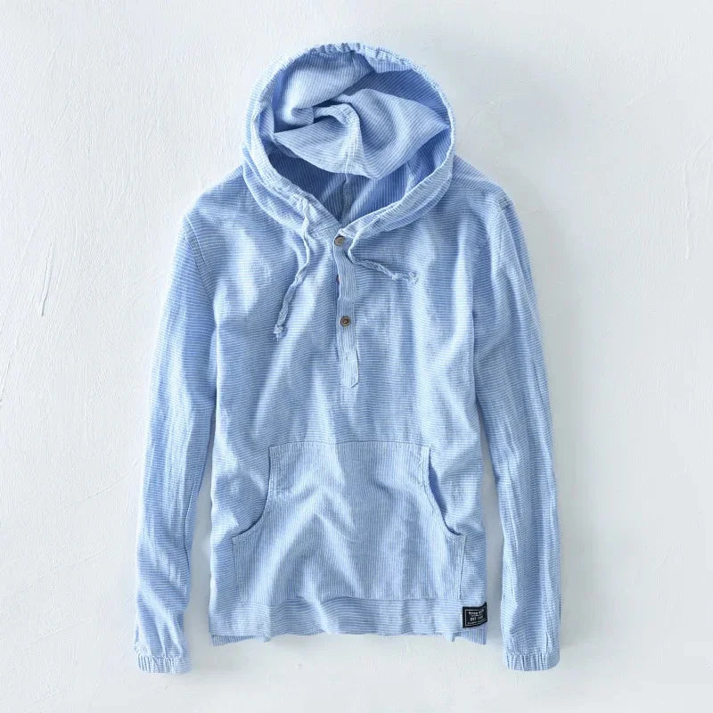Casa Linen Pullover Hoodie