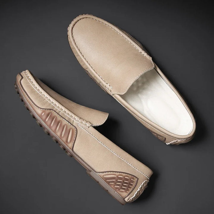 Authentic Leather Loafers by JACKSON