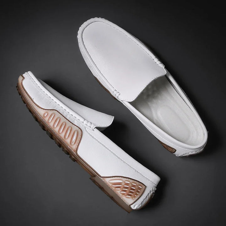 Authentic Leather Loafers by JACKSON